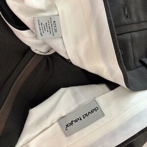 David Taylor Men's Dress Pants - Black